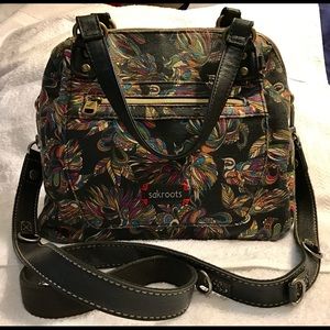 Sakroots The SAK "Tree House" Black Doctor Bag