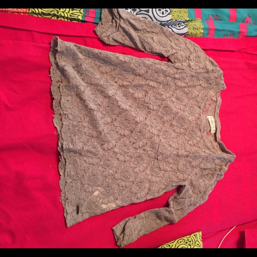 Lace shirt from Abercrombie and Fitch