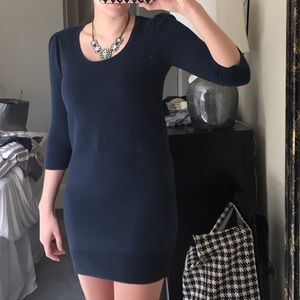 Navy Sweater Dress
