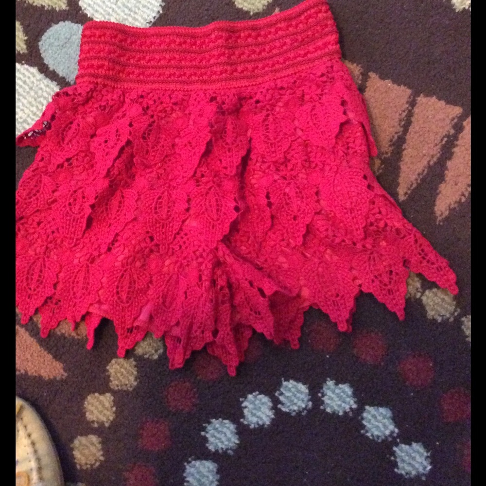 Lace shorts