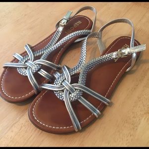 Report Silver Sandals