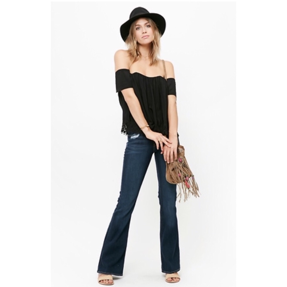 Jesslyn Blake Suede Fringe & Tassel Bag