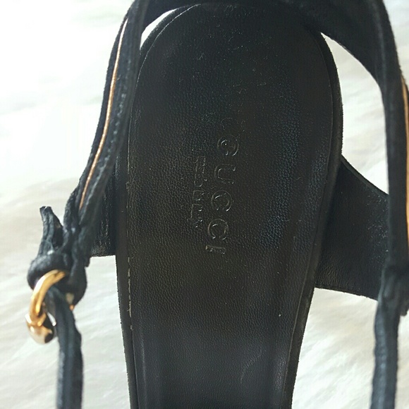 Gucci Suede Platform Heels - Picture 6 of 8