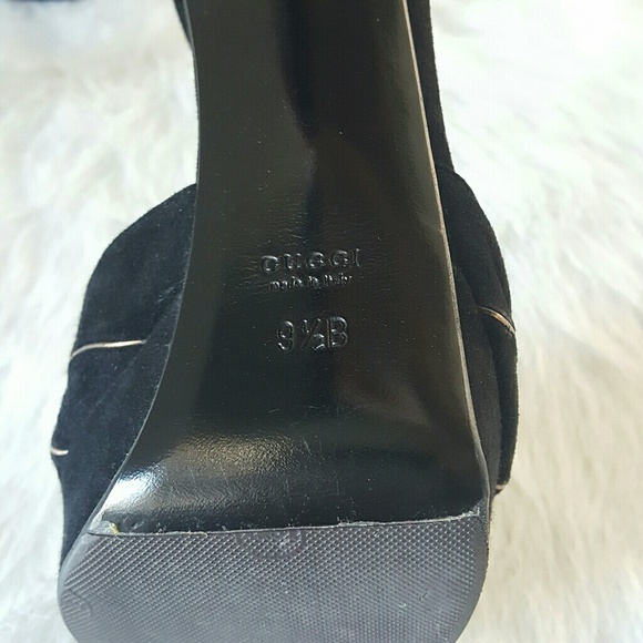 Gucci Suede Platform Heels - Picture 7 of 8