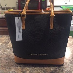 Dooney and Burke brand new with tags black /tan