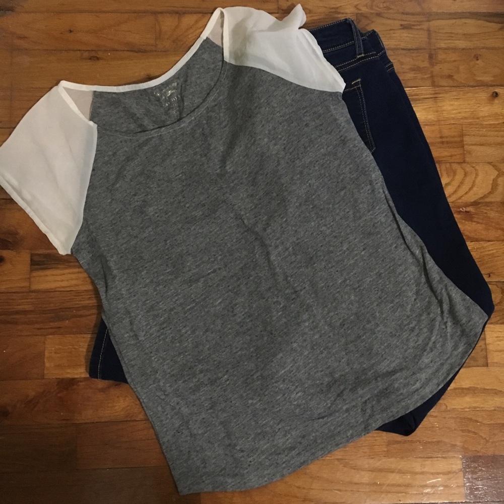 AE gray tee