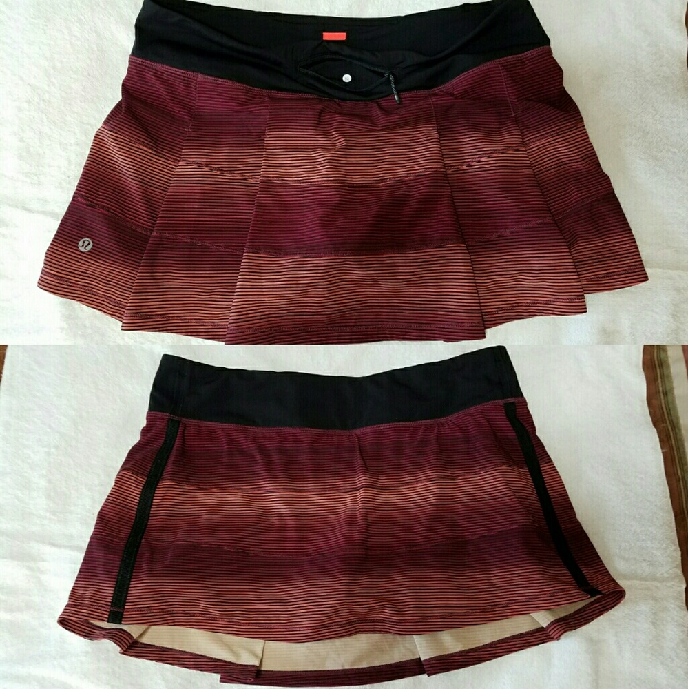 SOLD Sz 10 lululemon pace rival skirt