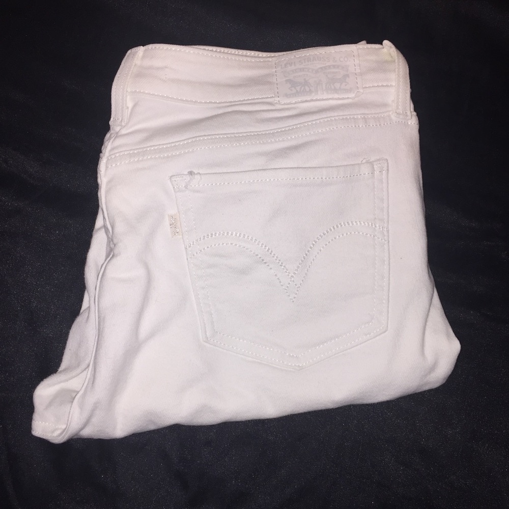 White Levi's