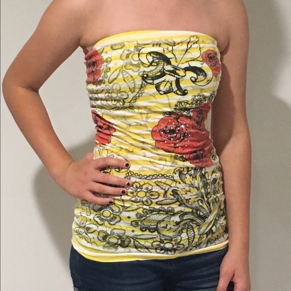 Strapless shirt