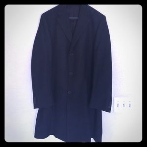 John Varvatos Men's Wool Overcoat