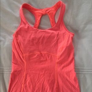 Lulu Lemon orange tank