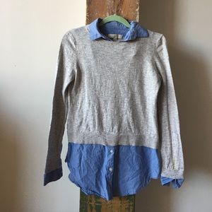 LOFT Faux Layered Sweater