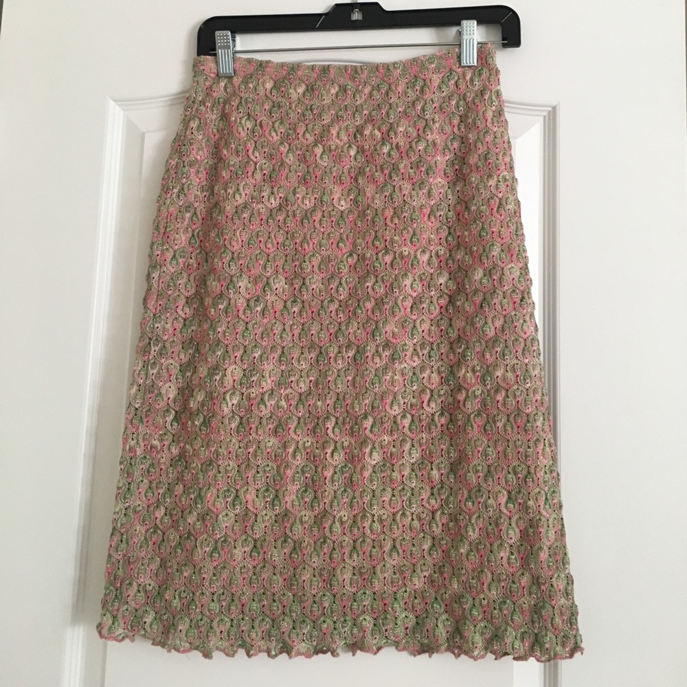 Mid length iridescent skirt, mermaid like!