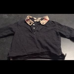 Authentic toddler Burberry long sleeve shirt 18m