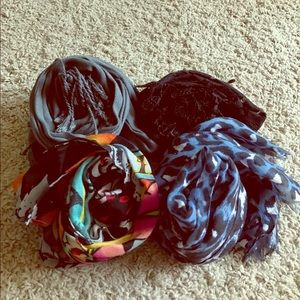 Pack of four scarves