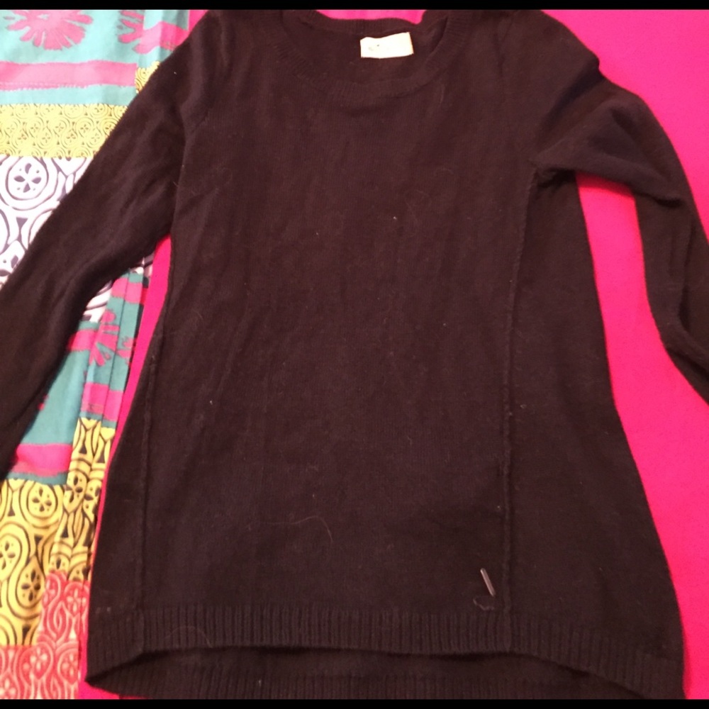 navy blue long sweater