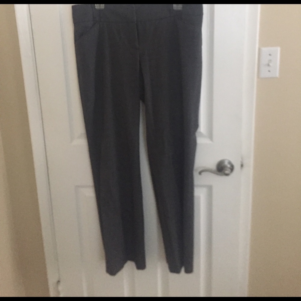 Gray trousers
