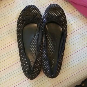 Maurices polka dot flats