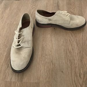 Crewcuts suede buck with contrast sole