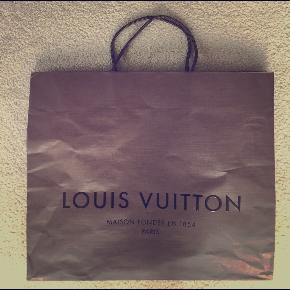 Louis Vuitton shopping bag