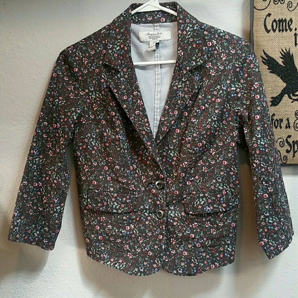American Rag floral blazer