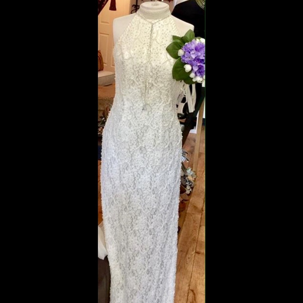 St Tropez halter wedding dress LAST CALL!