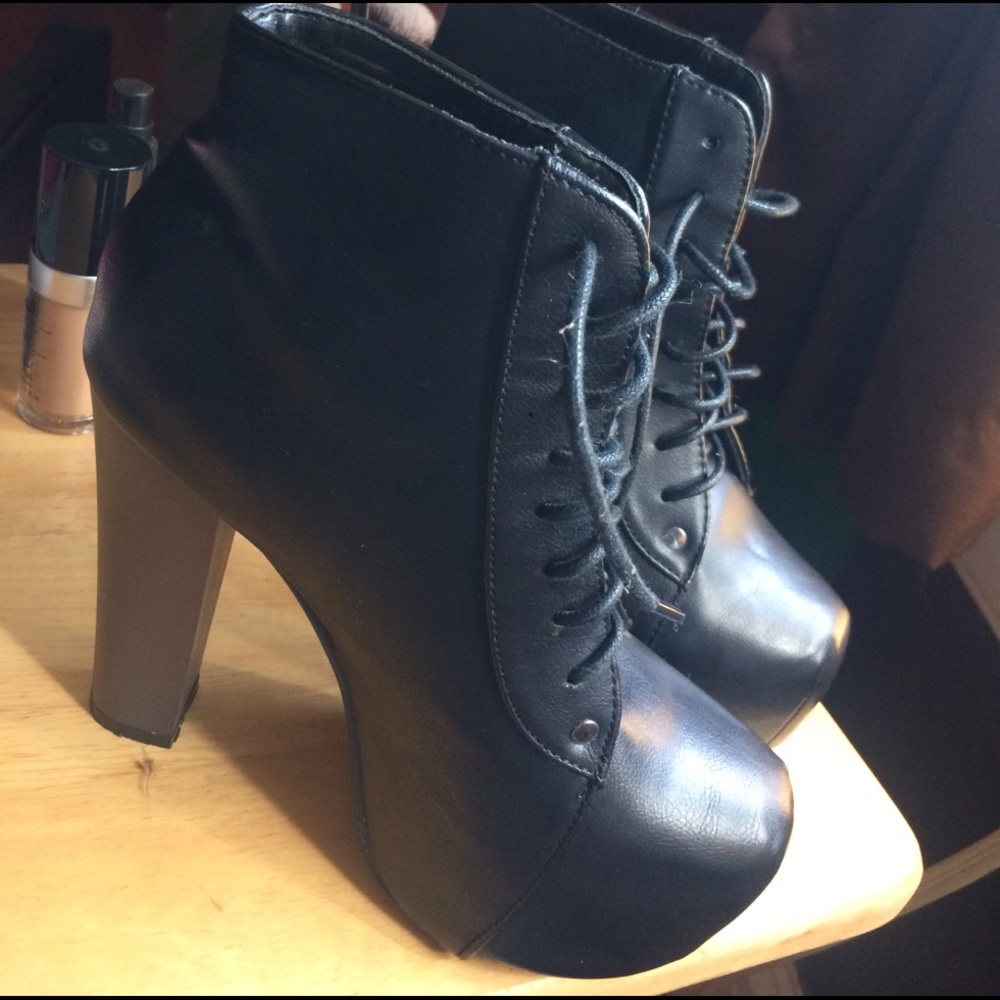 Platform booties