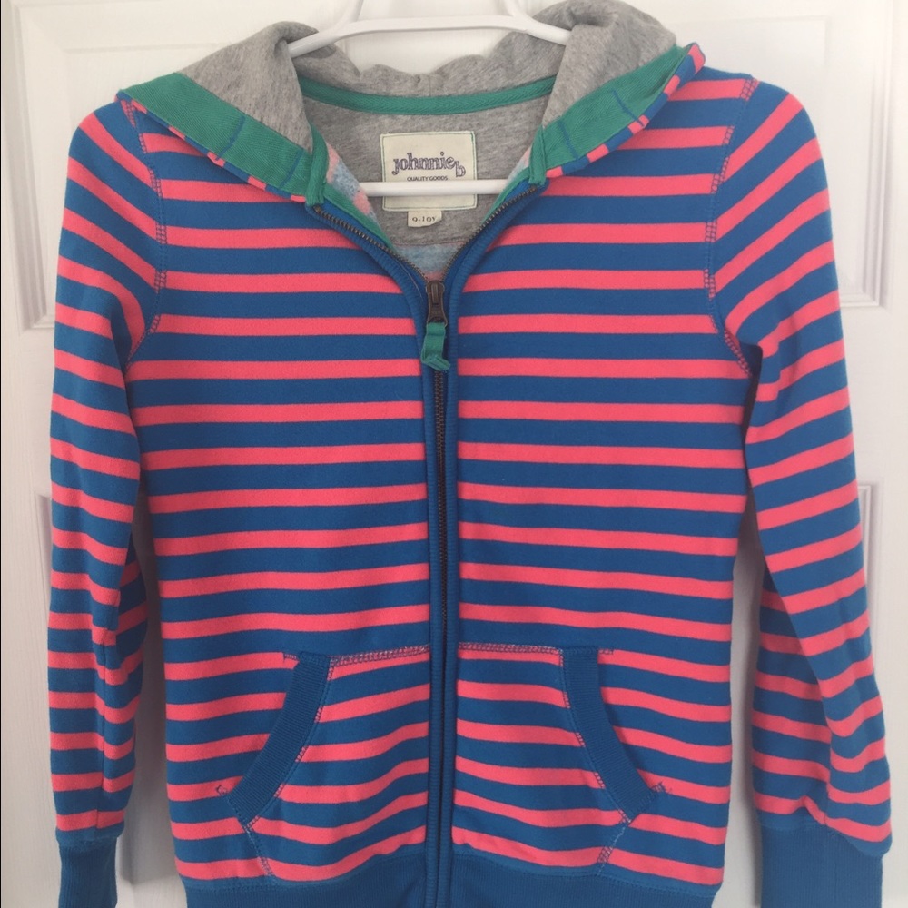 Johnnie B girls hooded sweatshirt, girls size 9-10