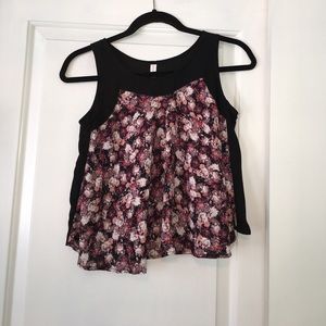 Floral print top