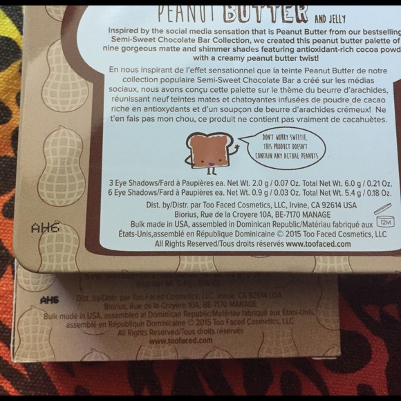 Too Faced Peanut Butter & Jelly Eyeshadow Palette - Picture 8 of 8