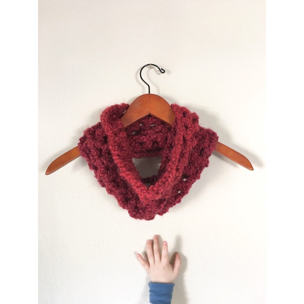Handmade Crochet Scarf / Cowl