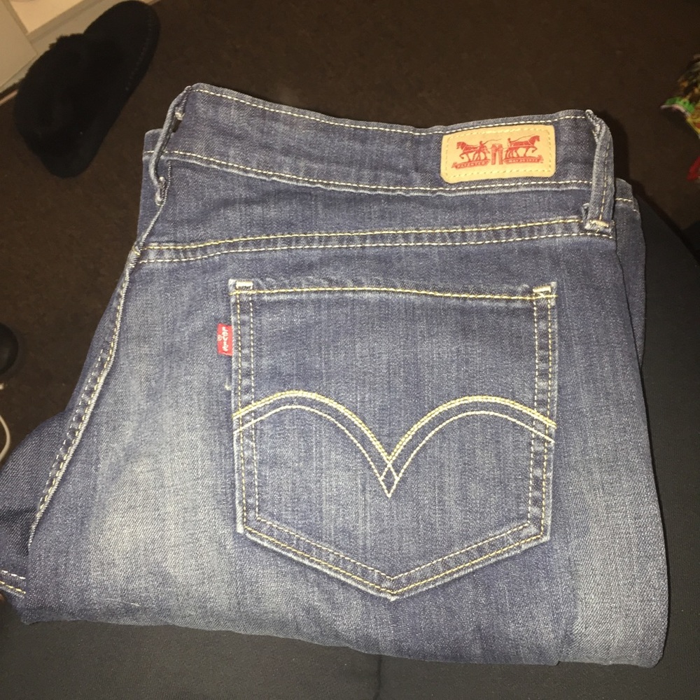 Blue boot cut Levi's