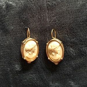 Designer Extasia Cameo earrings ~ new