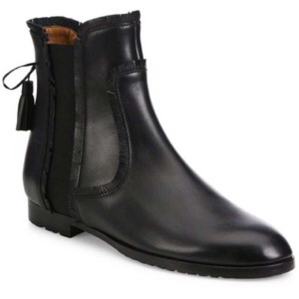 Aquazzura Fringe Beatle Chelsea Boots