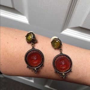 Designer Extasia Cameo Earrings