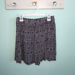 Blue and cream skirt