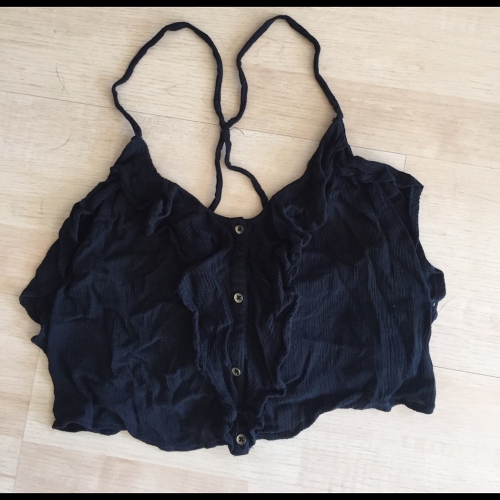 Kimchi and blue crop ruffle tank