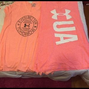 2 Under armour shirts