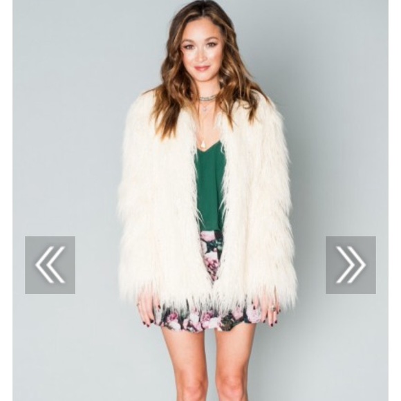 Show Me Your Mumu Bohemia Faux Fur Jacket - Picture 1 of 3