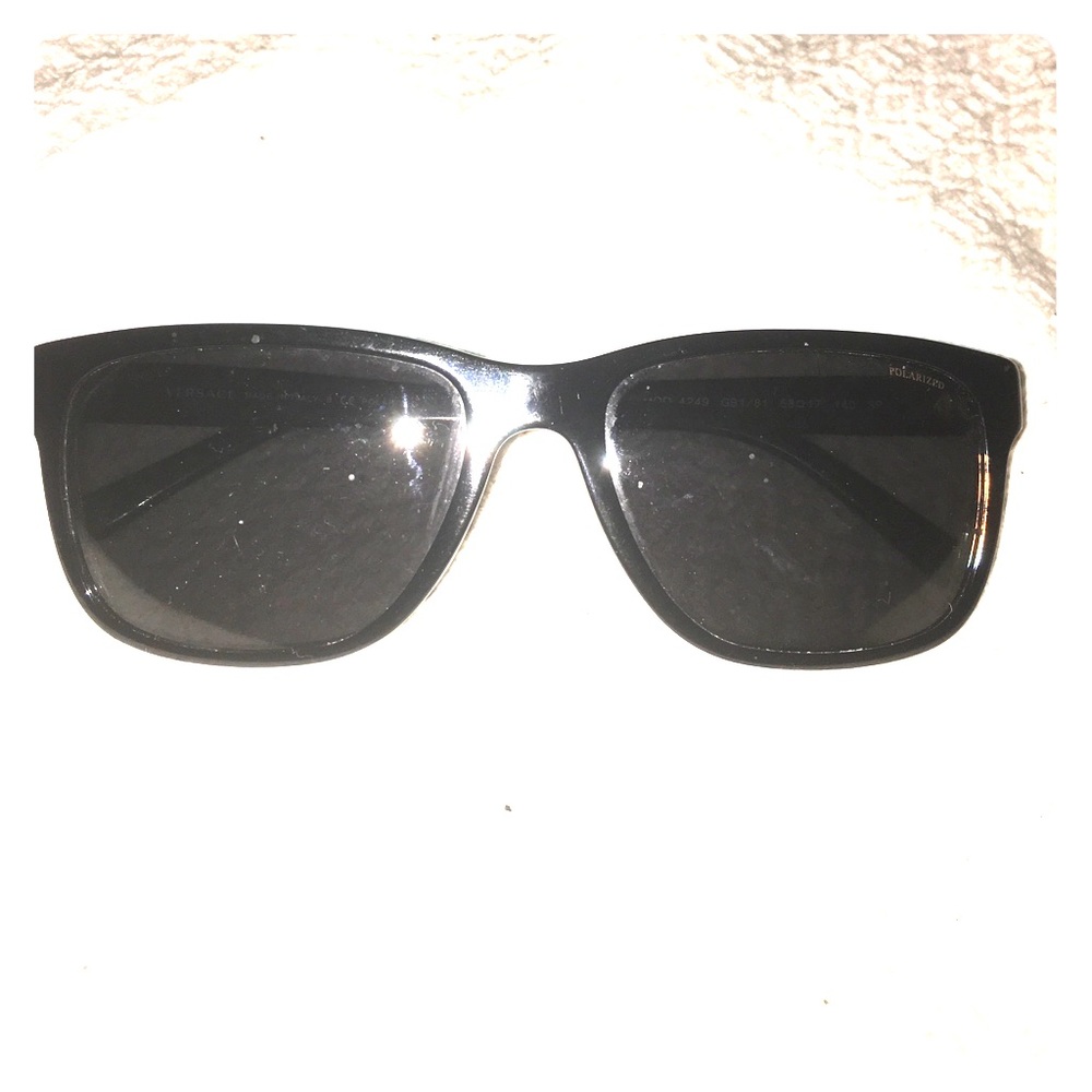 Versace Square Polarized Sunglasses
