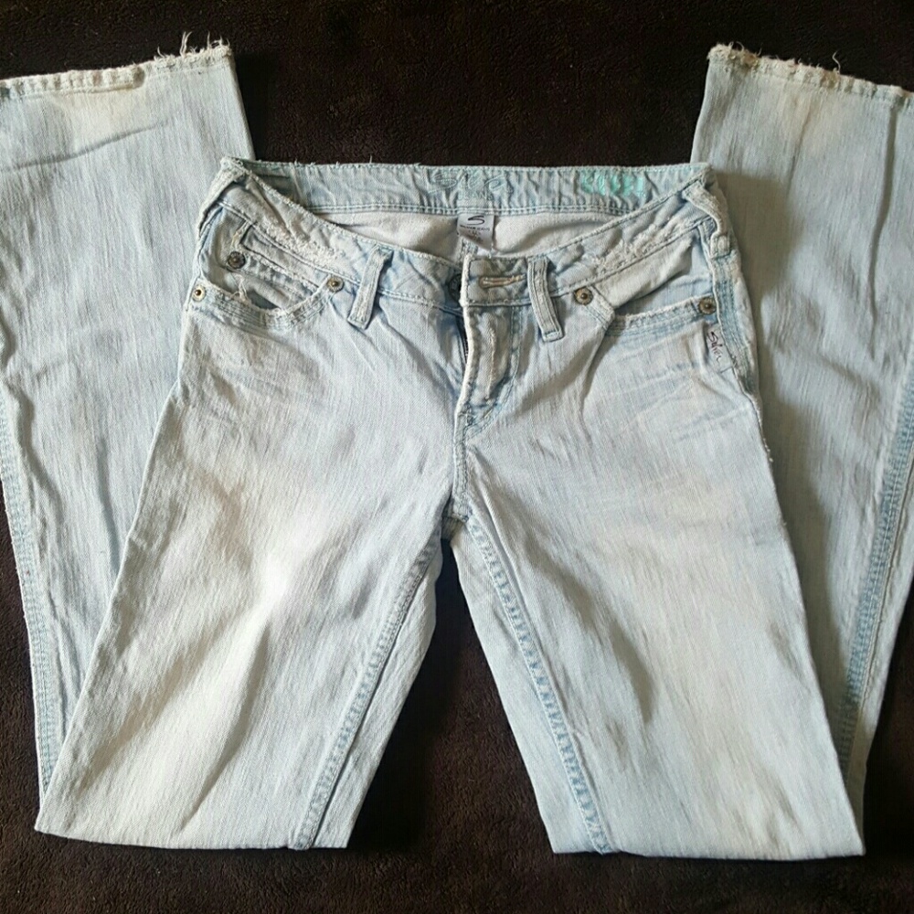 Silver jeans