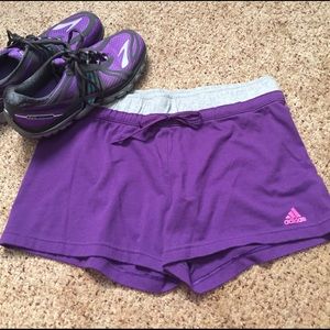 Adidas Shorts Purple Size Large