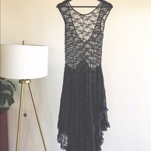 Free People laced a-line dress