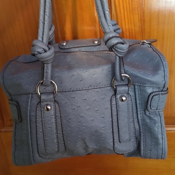 NWOT Guess bowler bag in light blue - Picture 2 of 4