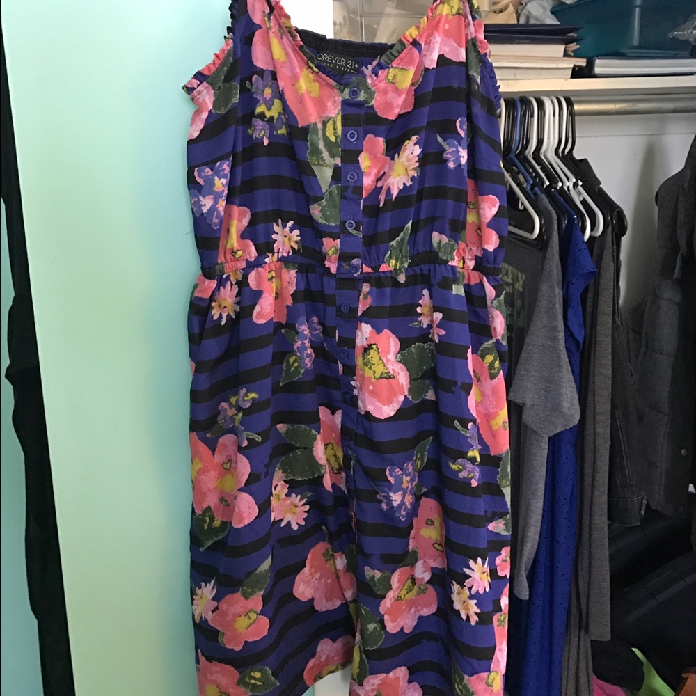 Forever 21 Plus Size 2x Floral Dress
