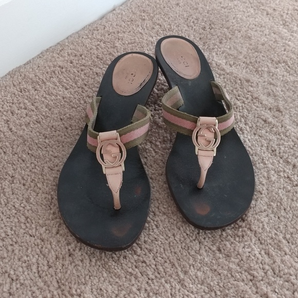 pink and green gucci shoes