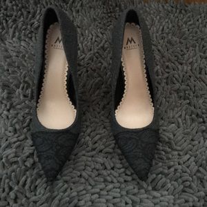 Grey & Black pumps