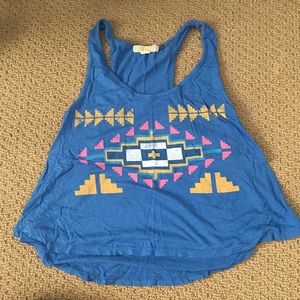 Forever 21 Ikat Print Tank Top
