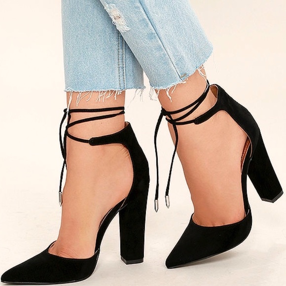 Lulus Shoes - Lulus New In Box Lace Up Heels Size 6.5