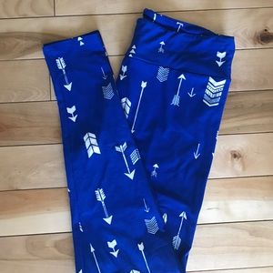 UNICORN Lularoe Blue arrow TC leggings